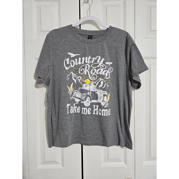 Shein curve 1xl women's grey tshirt - Picture 1 of 8